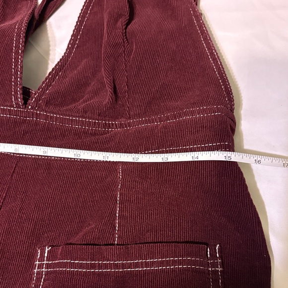 Wild Fable Dark Red Corduroy Jumpsuit - Picture 5 of 7